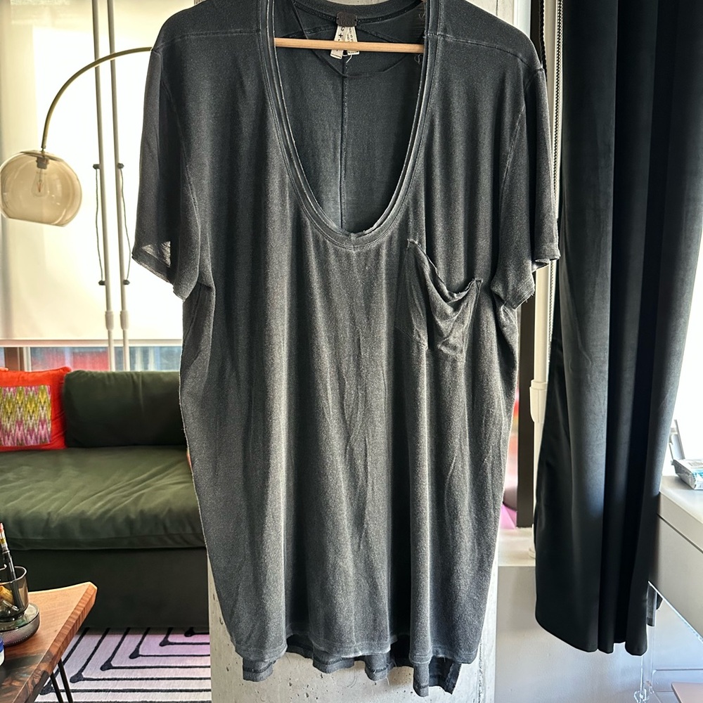 WE THE FREE Oversized Slub T-shirt L